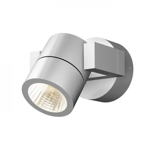 Lampada Faretto ORIT da parete alluminio 230V LED 6W 80° IP44 3000K