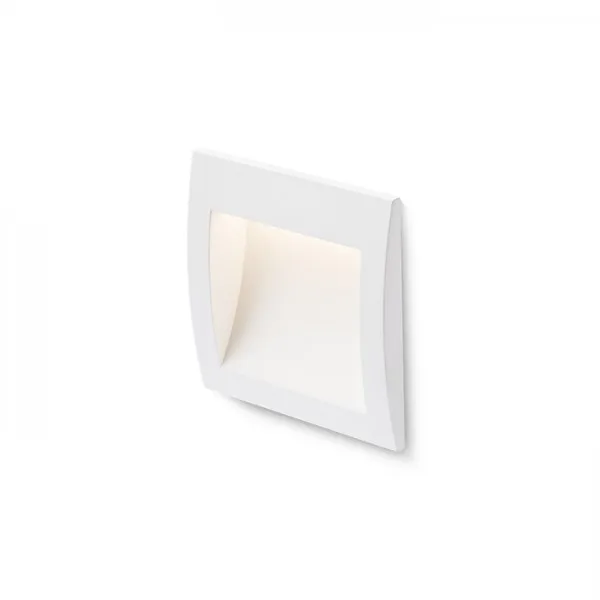 Faretto Plafoniera GORDIQ M da incasso bianco 230V LED 3W IP65 3000K