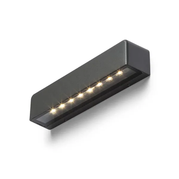 Lampada applique da esterno SAMPO da parete grigio antracite 230V LED 9W IP65 3000K