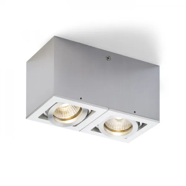 Lampada Faretto BERIT II alluminio 230V GU10 2x50W