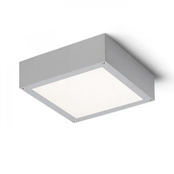 Plafoniera SCOTT da soffitto grigio argento  230V LED 9.8W IP54  3000K