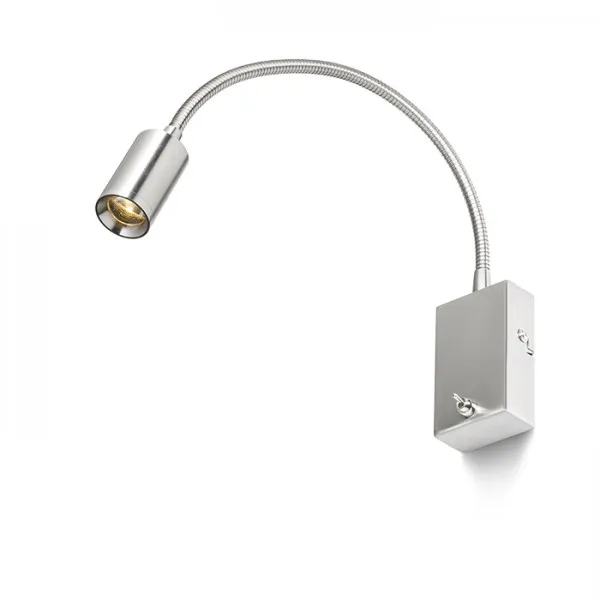 VERSA parete Nickel opaco 230V LED 3W 40° 3000K