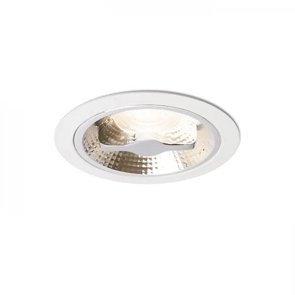 Faretto KELLY LED DIMM da incasso bianco 230V LED 15W 45° 3000K