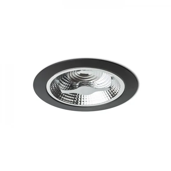 Faretto KELLY LED DIMM da incasso nero 230V LED 15W 45° 3000K