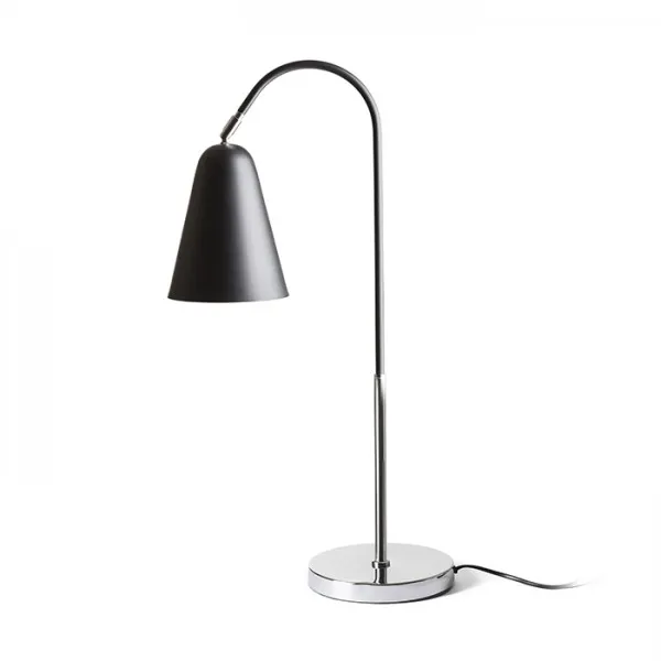 Lampada GARBO da tavolo nero cromo 230V E27 28W