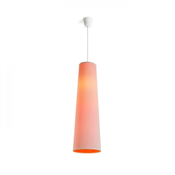 Lampadario ESME 76 a sospensione bianco/arancio 230V E27 28W