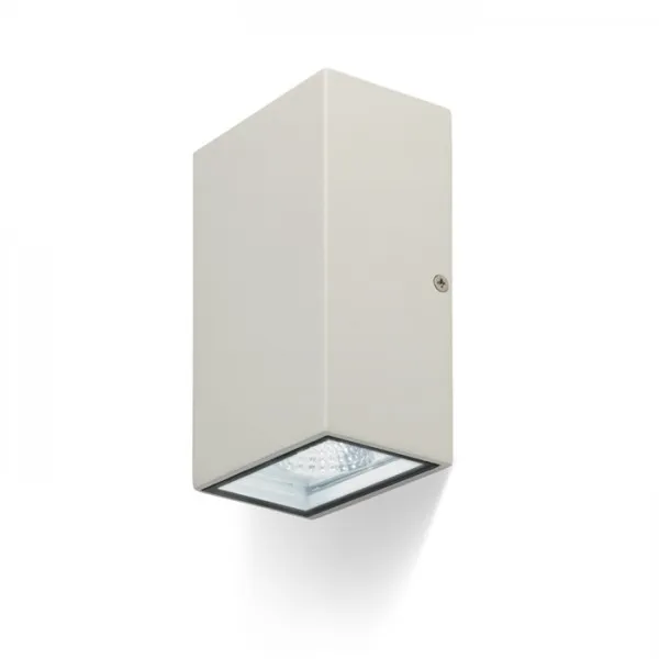 Faretto applique DIXIE 10x16 da parete bianco 230V/350mA LED 2x5W 84° IP54 3000K