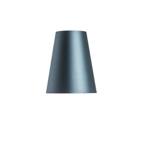 Paralume CONNY 25/30 lampade da tavolo color petrolio/PVC argento 23W