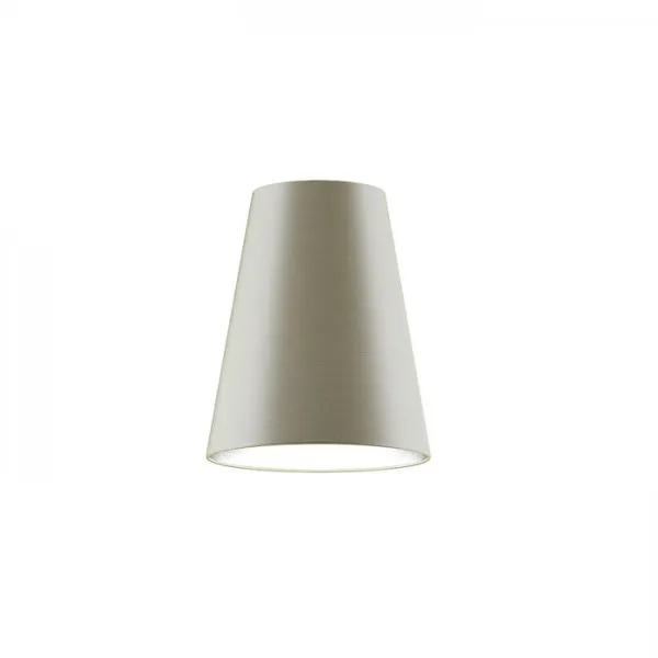 Paralume CONNY 25/30 lampade da tavolo  grigio piccione/PVC argento  max. 23W