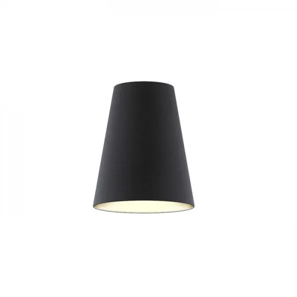 Paralume CONNY 25/30 lampade da tavolo  policotone nero/lamina d'oro  max. 23W