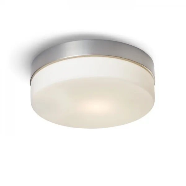 Plafoniera AWE 23 da soffitto nichel opaco 230V LED 14W IP44 3000K