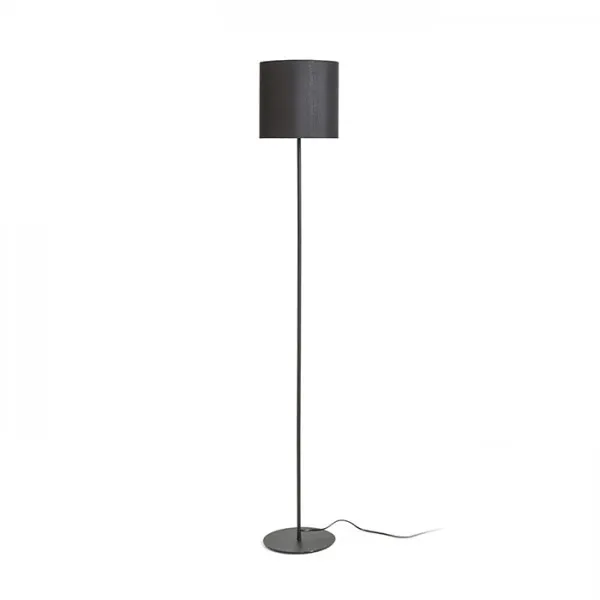 Lampada ETESIAN da terra nero  230V E27 28W