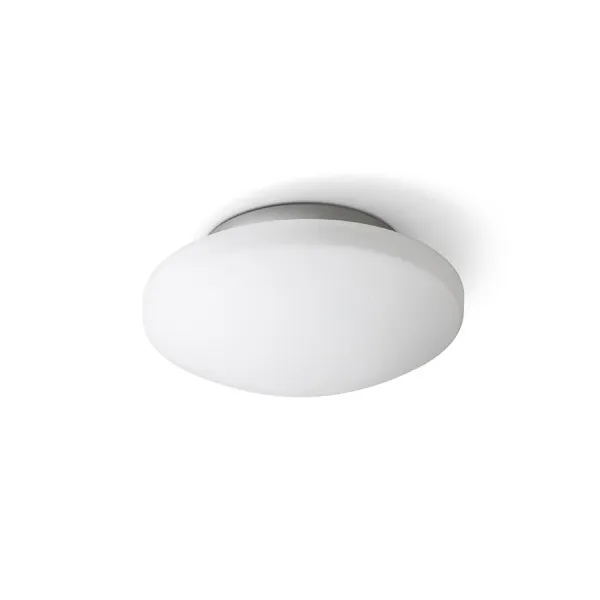 Plafoniera SARA LED 26 da soffitto  vetro opalino/cromo 230V LED 12W IP44  3000K