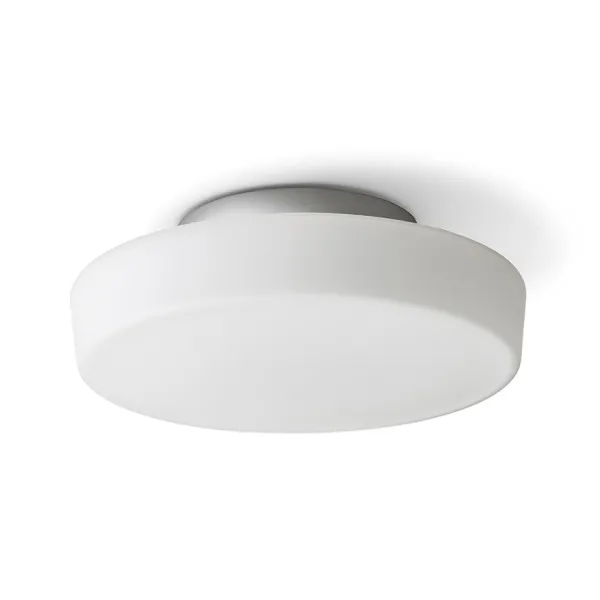 Plafoniera ZARA LED 26 da soffitto  vetro opalino/cromo 230V LED 12W IP44  3000K