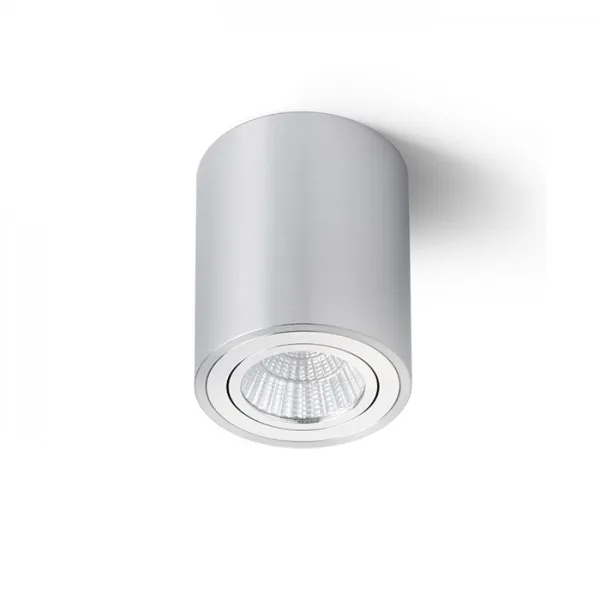 Faretto MAYO R da soffitto reclinabile alluminio pettinato 230V LED 9W 36° 2700K