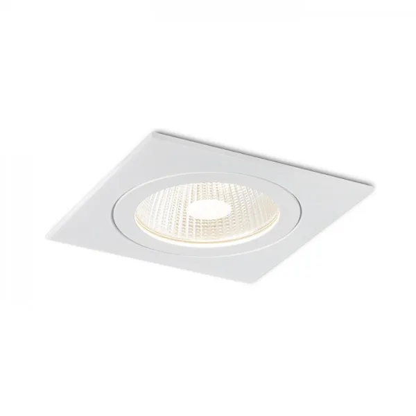 Faretto da incasso AMIGA SQ  Bianco 230V LED 8W 40° IP65 3000K