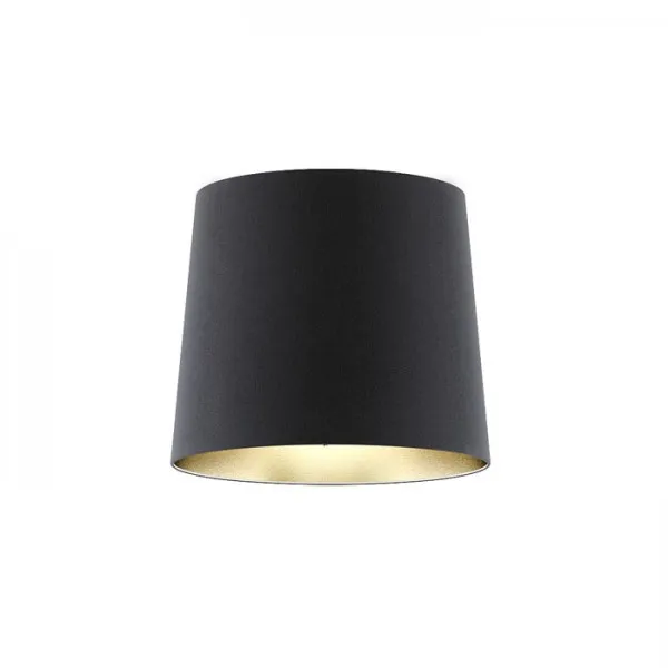 Paralume CONNY 35/30 paralume / lampade da terra  policotone nero/lamina d'oro  max. 23W