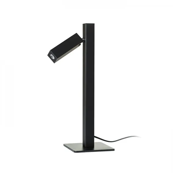 Lampada FADO da tavolo nero 230V LED 3W 45° 3000K