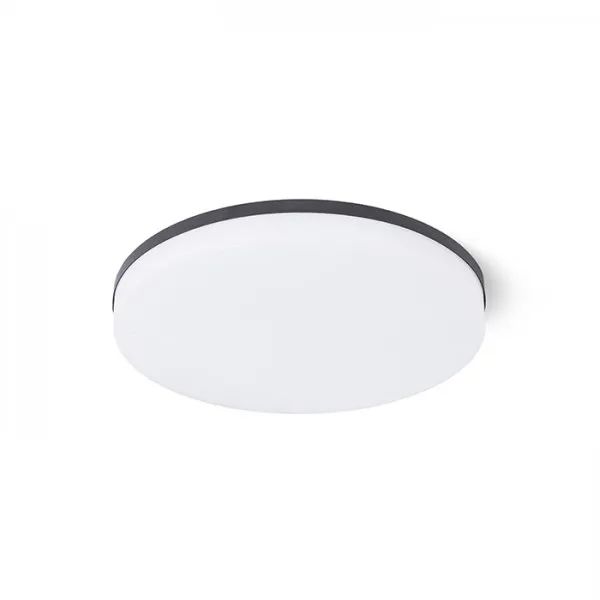 Plafoniera COIMBRA da incasso nero 230V LED 24W 3000K