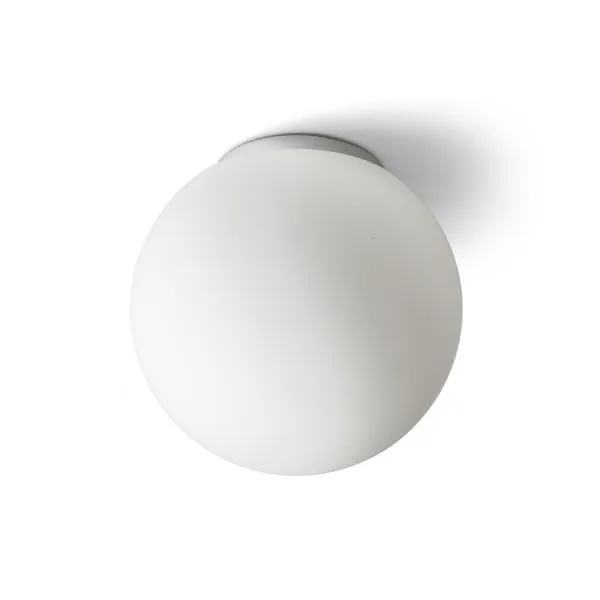 Lampadario BOLLY 26 da soffitto  vetro opalino/cromo 230V E27 15W IP44