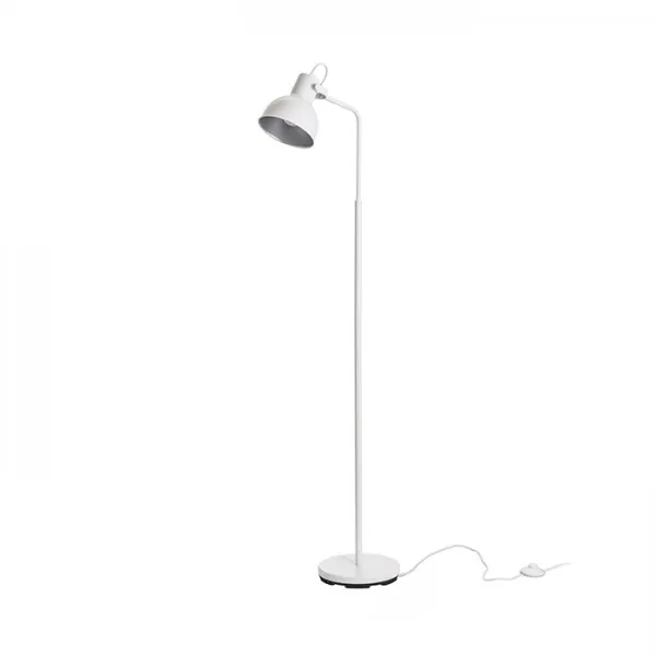 Lampada ROSITA da terra bianco/grigio argento  230V E27 12W