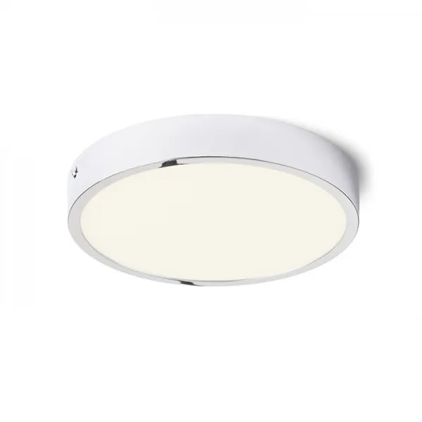 Plafoniera HUE R 22 DIMM da soffitto cromo 230V LED 24W 3000K