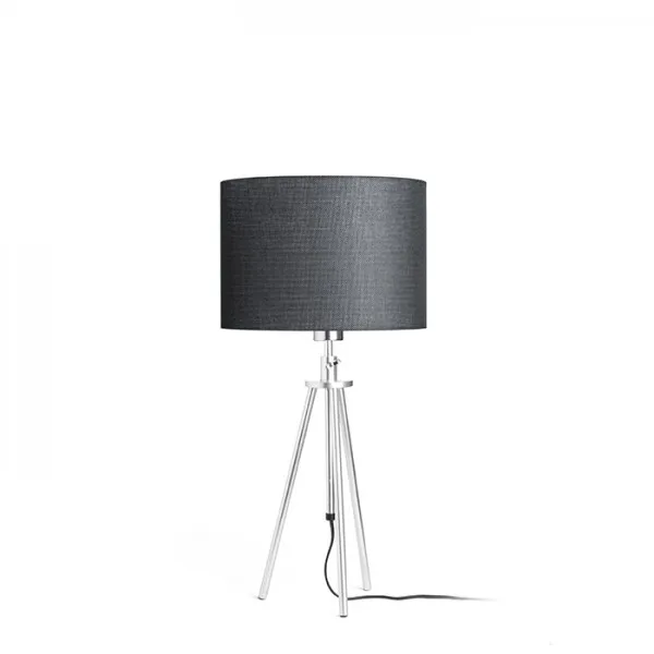 Lampada GARDETTE da tavolo nero alluminio 230V E27 42W