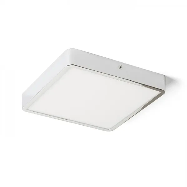 Plafoniera HUE SQ 22 DIMM da soffitto cromo 230V LED 24W 3000K