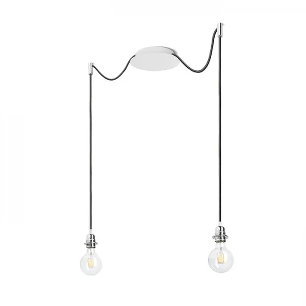 Lampadario KOMBIX 2 set da sospensione BB+CN+PC   230V E27 2x28W