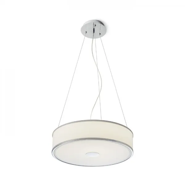 Lampadario Lampada CASSABLANCA 40 a sospensione cromo 230V 2GX13 22+40W