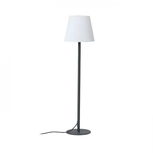 Lampada BOSANOVA 120 da terra grigio antracite raso 230V E27 25W IP65