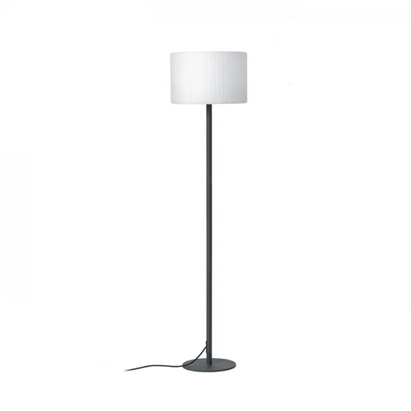 Lampada BOSANNA 150 da terra grigio antracite raso 230V E27 25W IP65