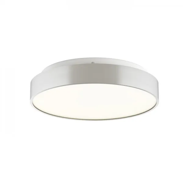 Plafoniera MENSA R 40 da soffitto alluminio pettinato 230V LED 28W 3000K