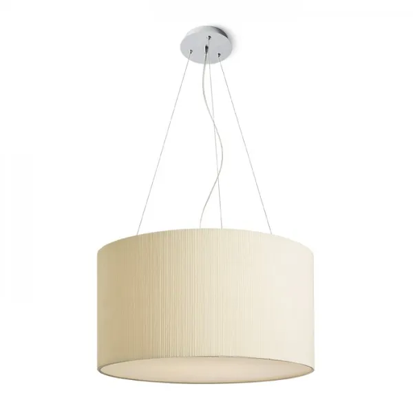 Lampadario Lampada LALO 55 a sospensione bianco crema opaco 230V E27 3x42W