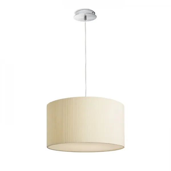 Lampadario Lampada LALO 40 a sospensione bianco crema opaco 230V E27 3x42W