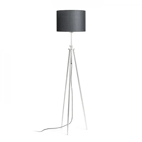 Lampada GARDETTE da terra nero alluminio 230V E27 42W