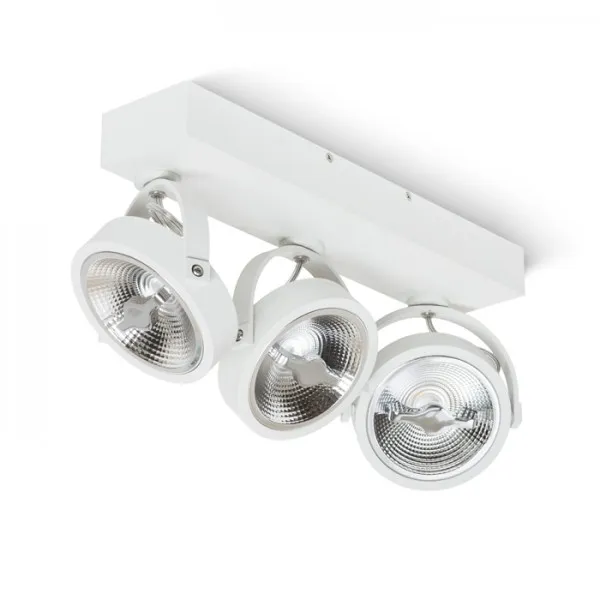 Faretto applique KELLY LED III da parete bianco  230V LED 3x12W 24°  3000K