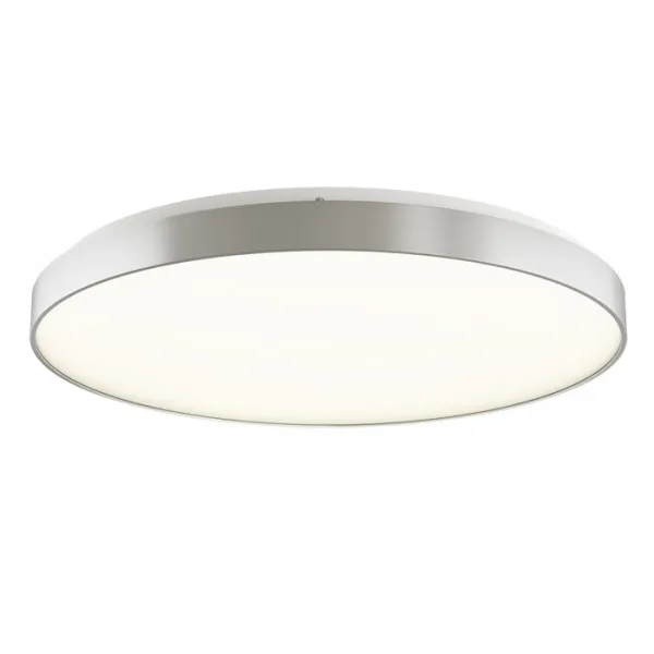 Plafoniera MENSA R 80 da soffitto alluminio pettinato 230V LED 80W 3000K