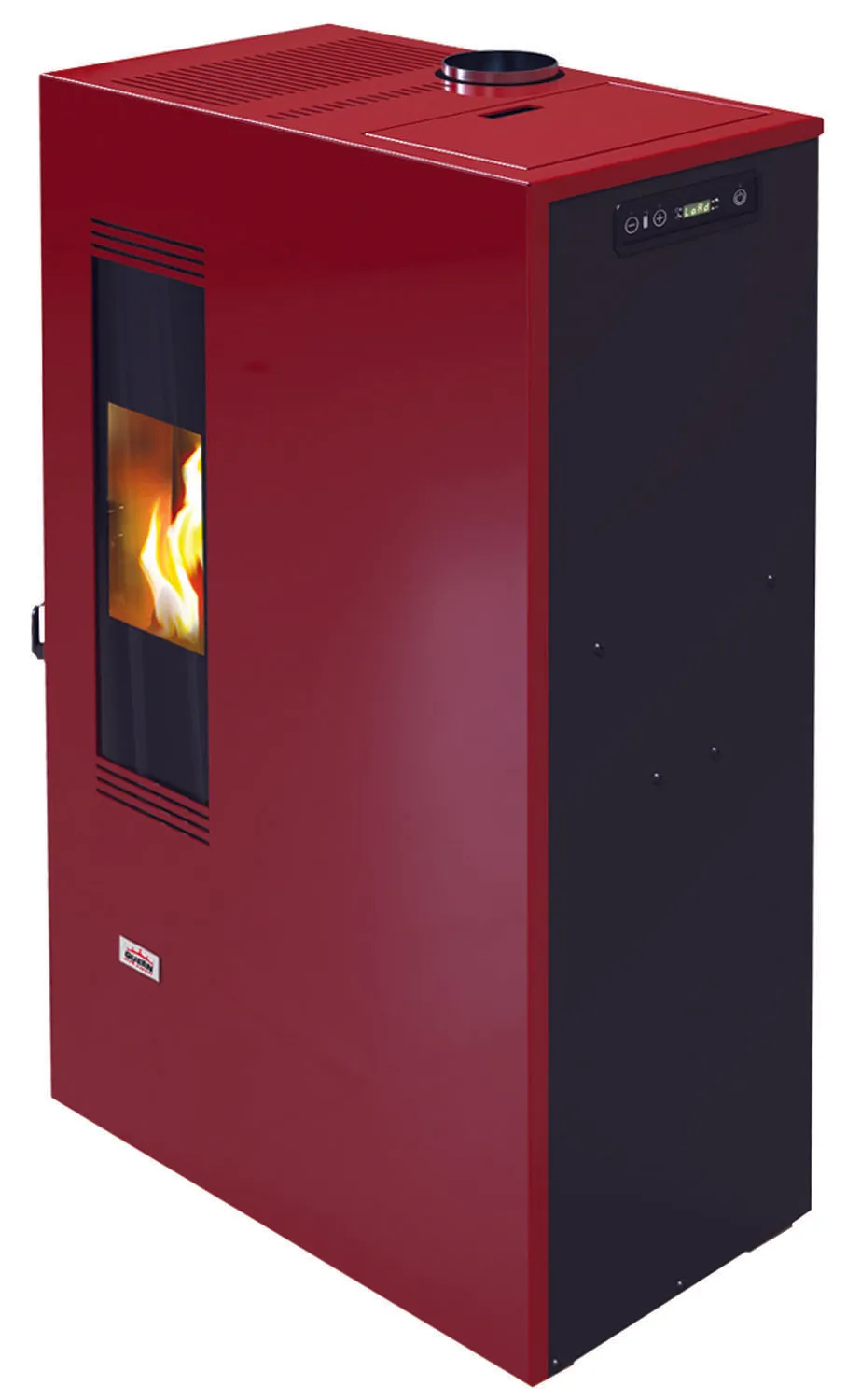 STUFA A PELLET 4,4Kw QUEEN MINI 5 BORDEAUX 49x46xH116 cm.