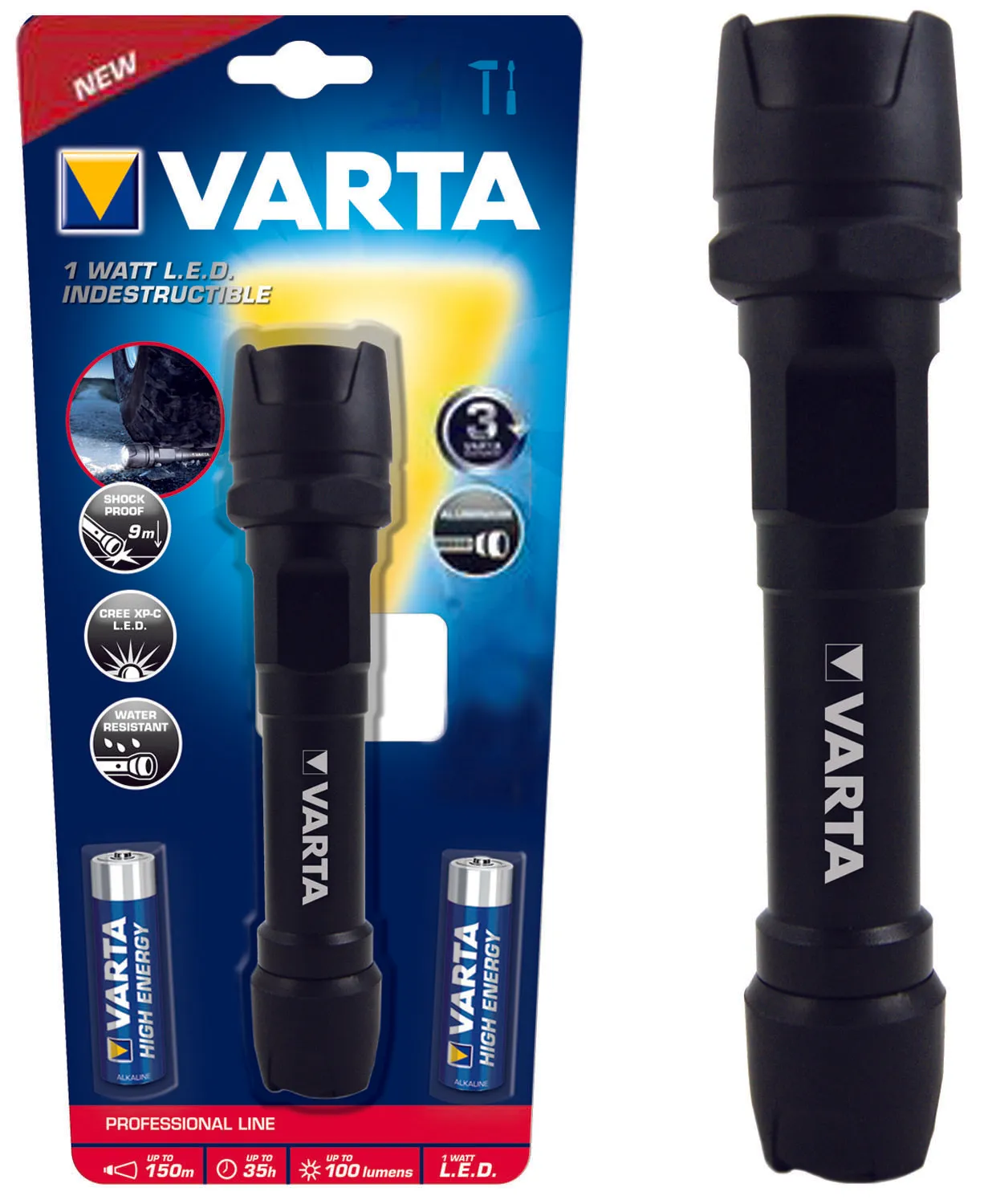 TORCIA VARTA LED INDESTRUCTIBLE    -18701