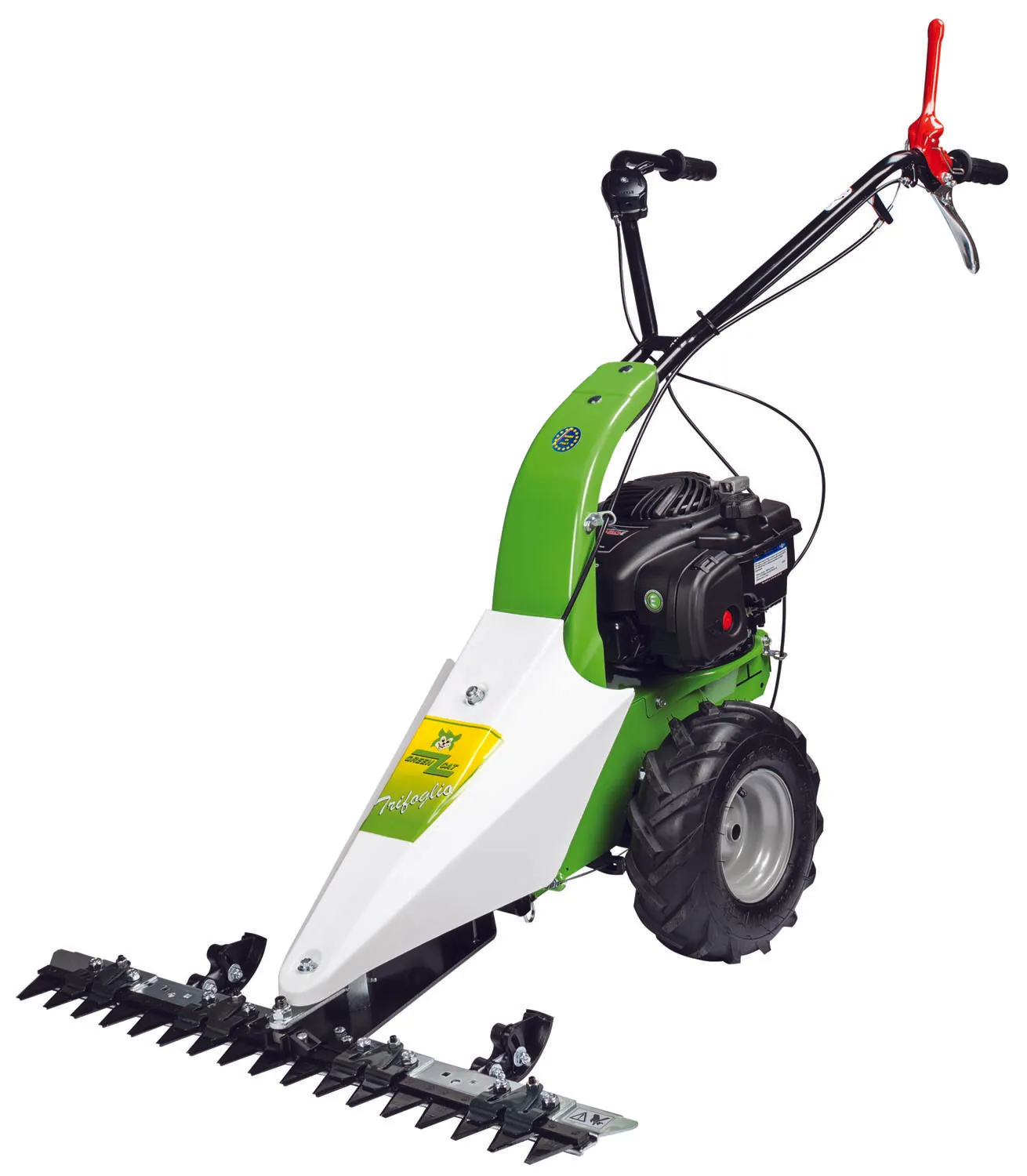 MOTOFALCIATRICE SEMOVENTE GREENCAT CON MOTORE Motore Briggs & Stratton serie 450 HP.3,5 CM 87