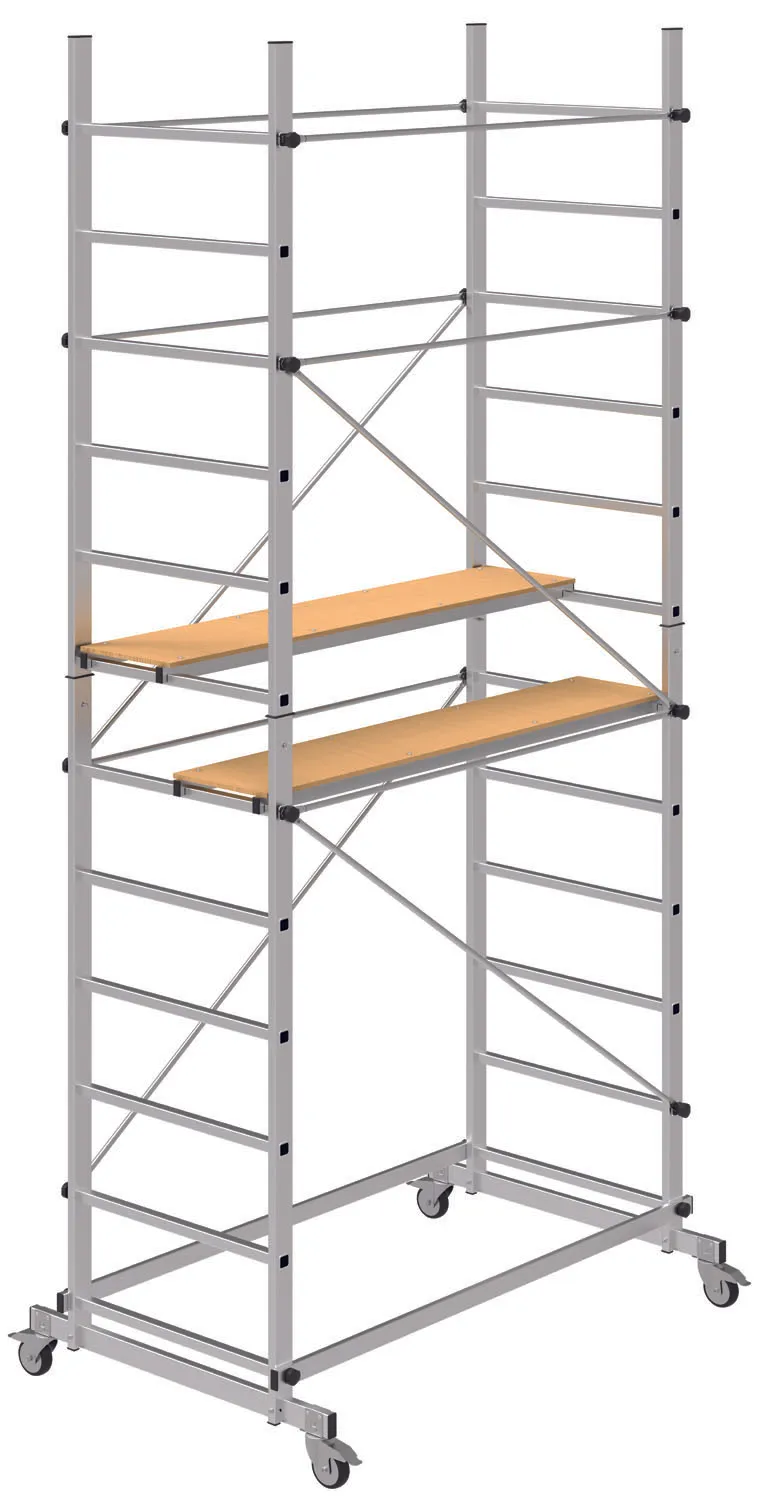 TRABATTELLO ALLUMINIO STEP UP MERIT H360 - 155x100xH360 CM