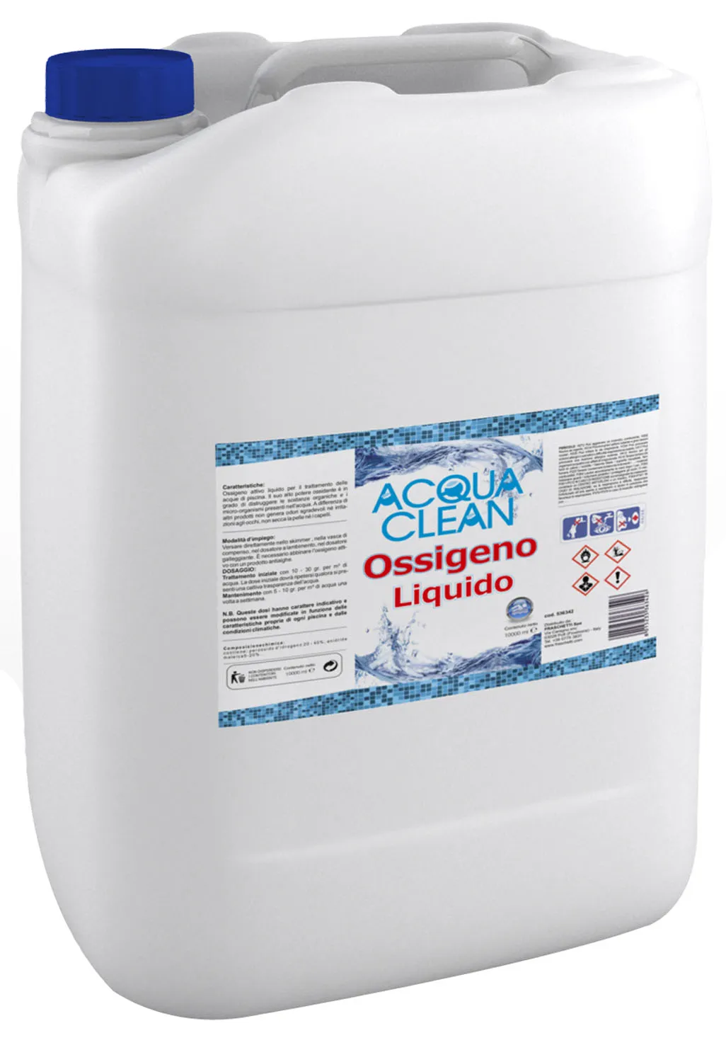 OSSIGENO LIQUIDO ACQUA CLEAN  LT.10