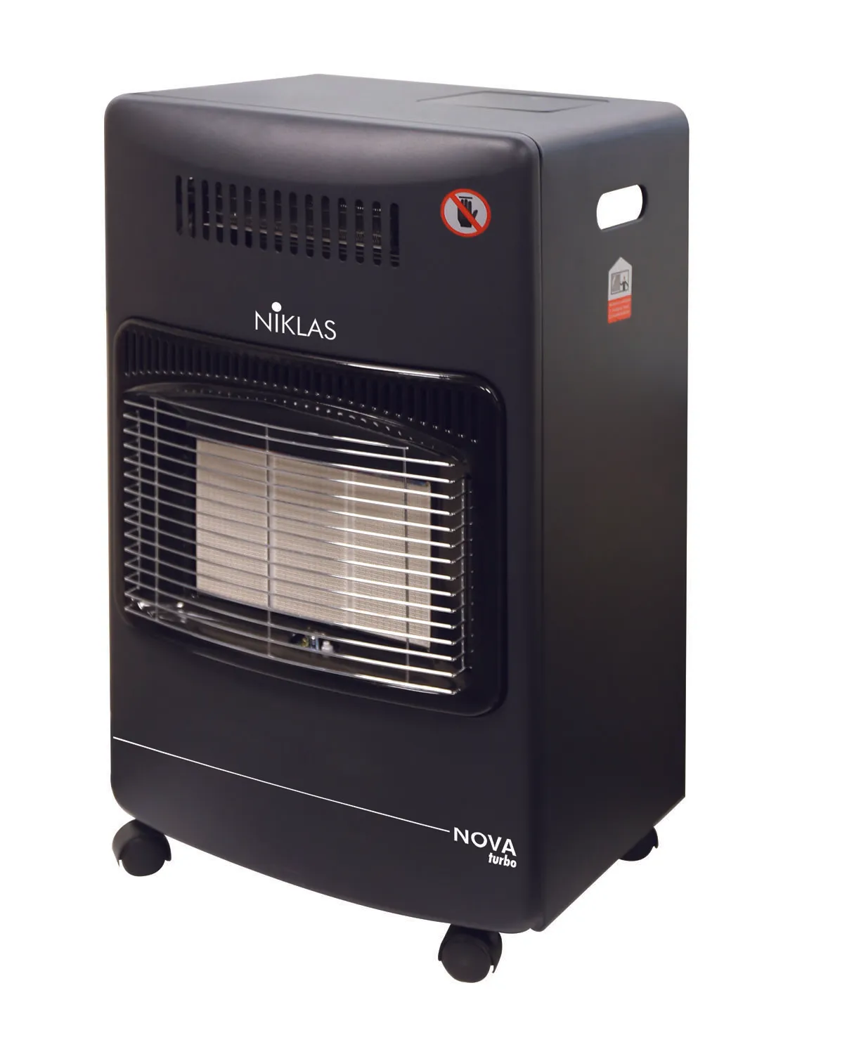 STUFA INFRAROSSI TERMOVENTILATA NIKLAS NOVATURBO 4200W - 42x38x73 CM