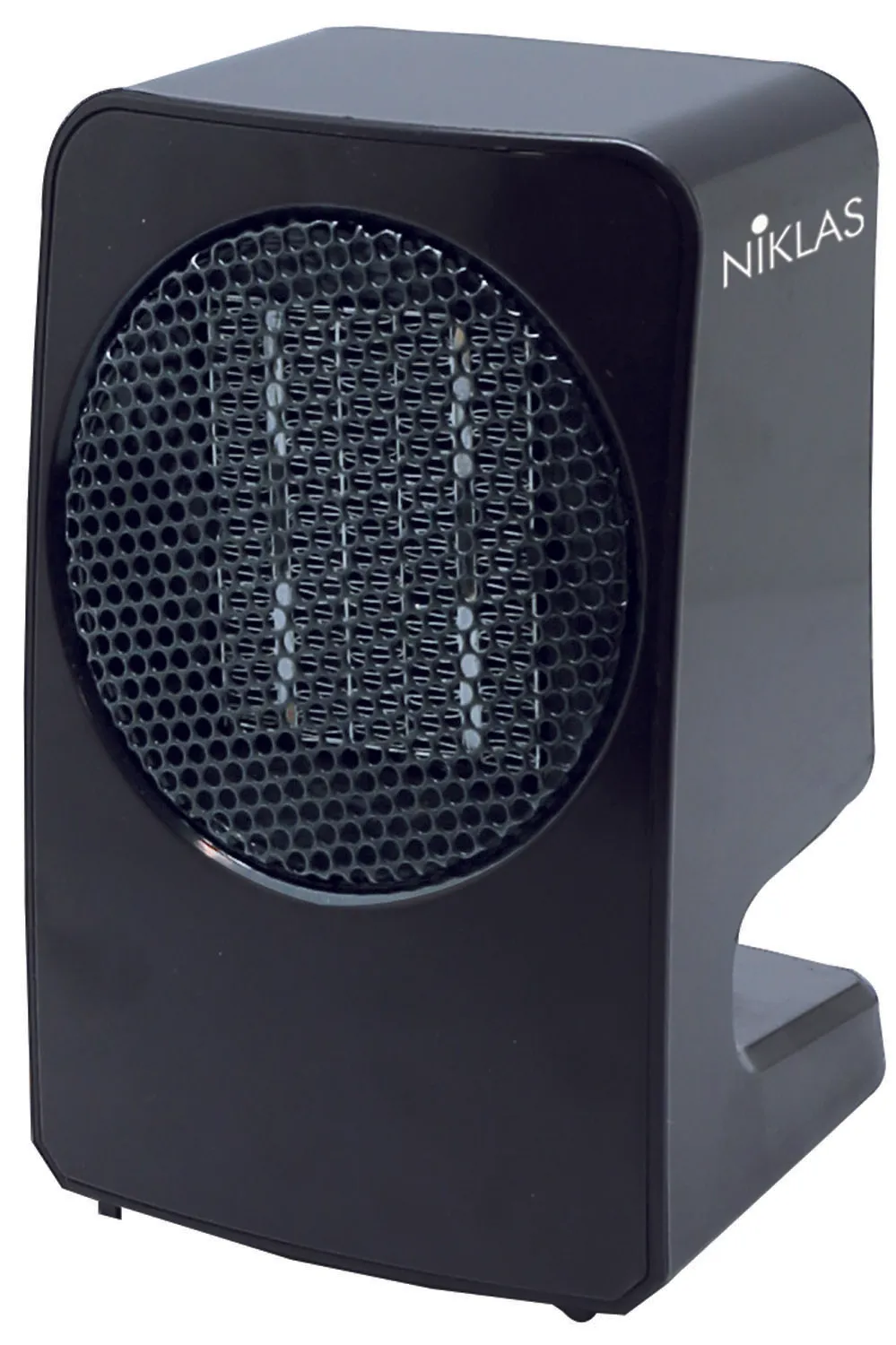 STUFA TERMOVENTILATORE CON EROGATORE CERAMICO PTC NIKLAS DOBLY-NERO - 11x8xH16 CM