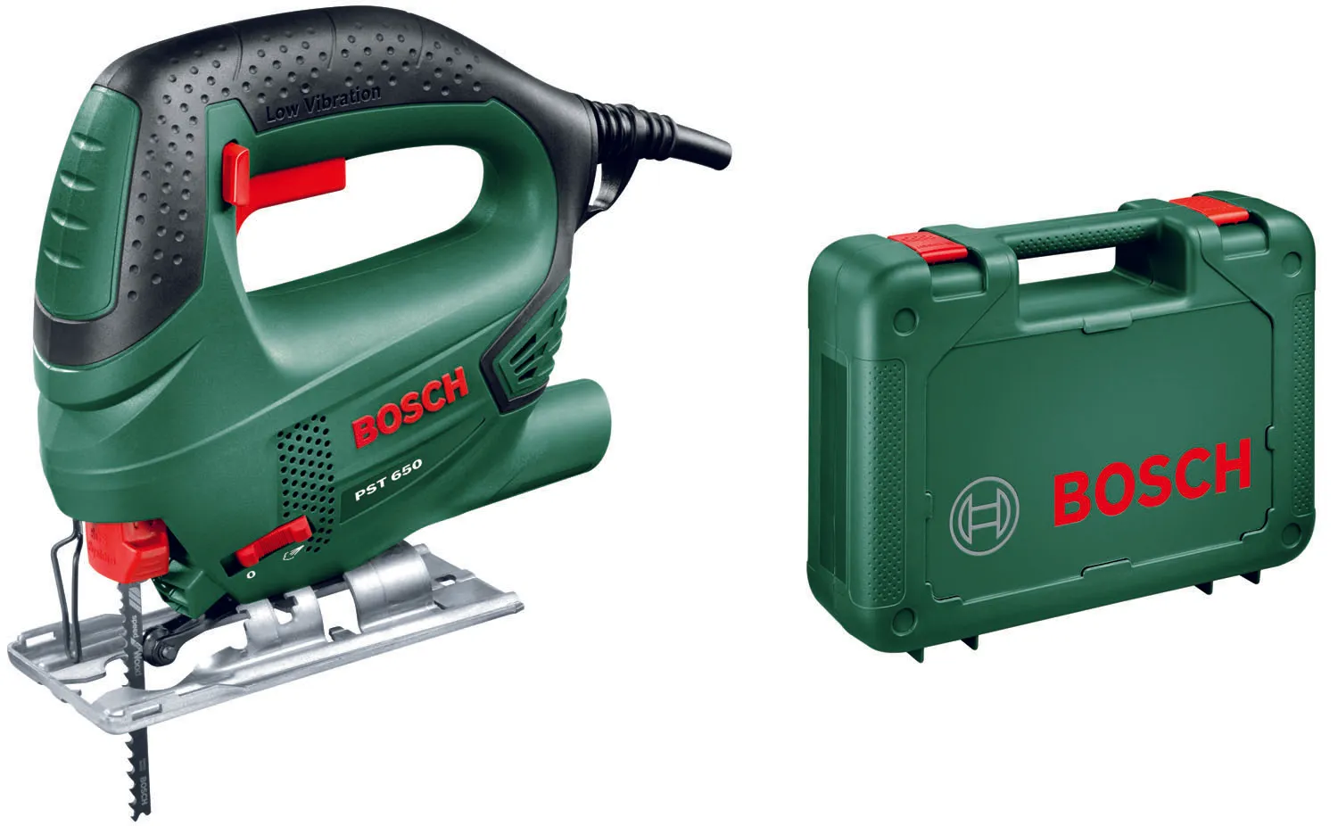 SEGHETTO ALTERNATIVO BOSCH 500W PST 650 + LAMA E VALIGETTA