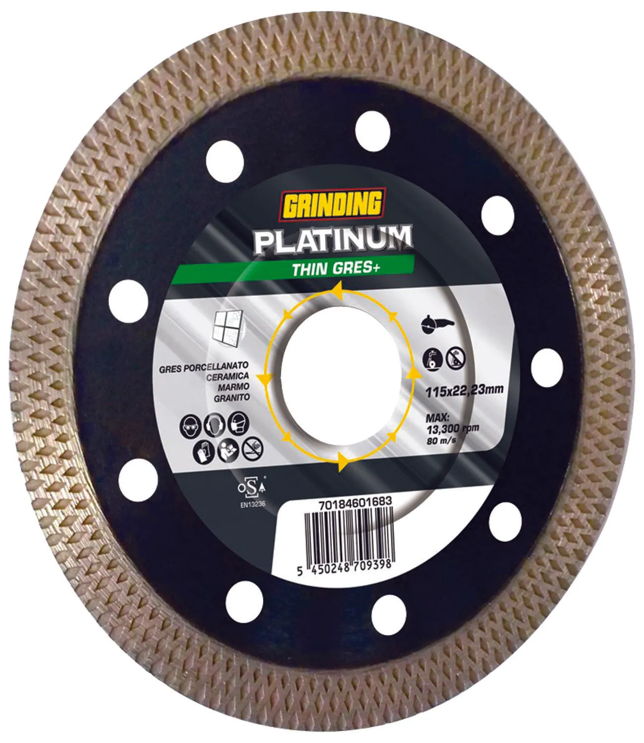 DISCO DIAMANTATO GRINDING PLATINUM THIN GRES 115X1,2