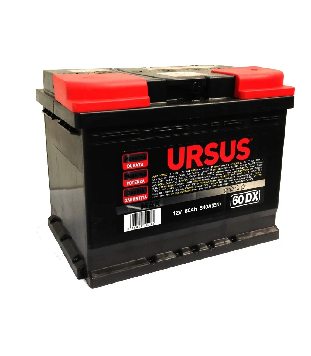 BATTERIA PER MOTO E SCOOTER PRONTA ALL'USO URSUS 12AH -YB12A-A