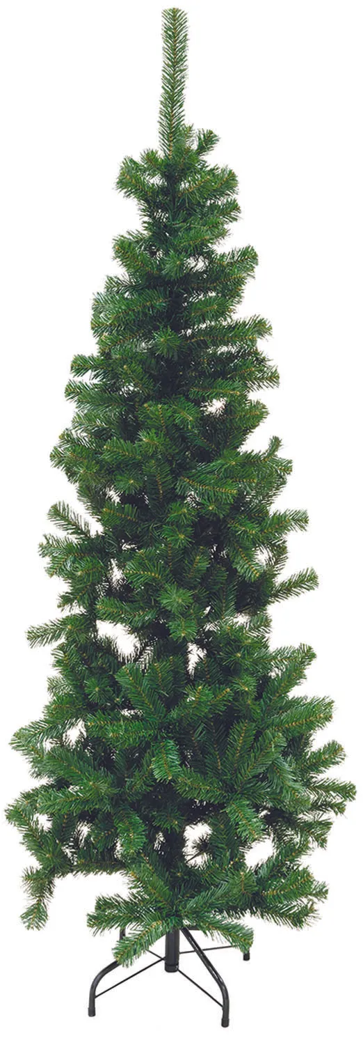 ALBERO DI NATALE SESTRIERE SLIM H. 80CM FOLTO E VOLUMINOSO 436 RAMI IN PVC