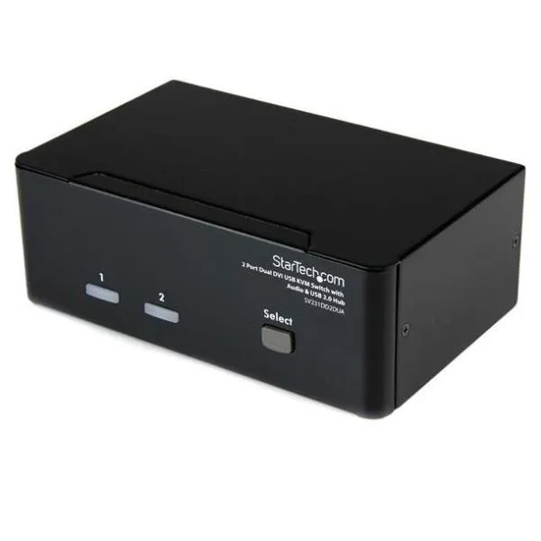 SWITCH KVM DUAL DVI USB 2 PORT